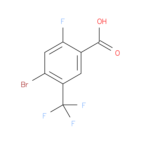 4-Bromo-2-fluoro-5-(trifluoromethyl)benzoic acid