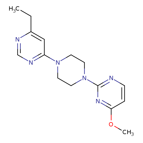 2-[4-(6-ethylpyrimidin-4-yl)piperazin-1-yl]-4-methoxypyrimidine