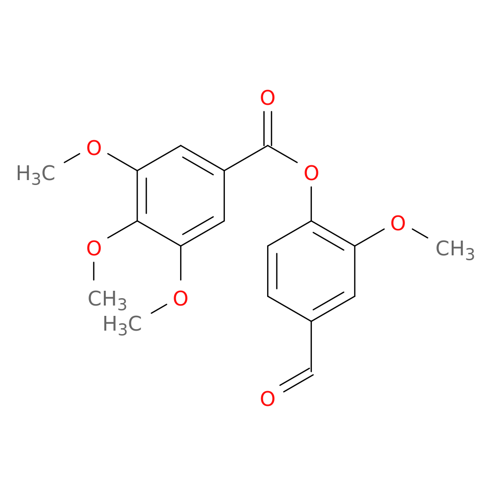 4-formyl-2-methoxyphenyl 3,4,5-trimethoxybenzoate