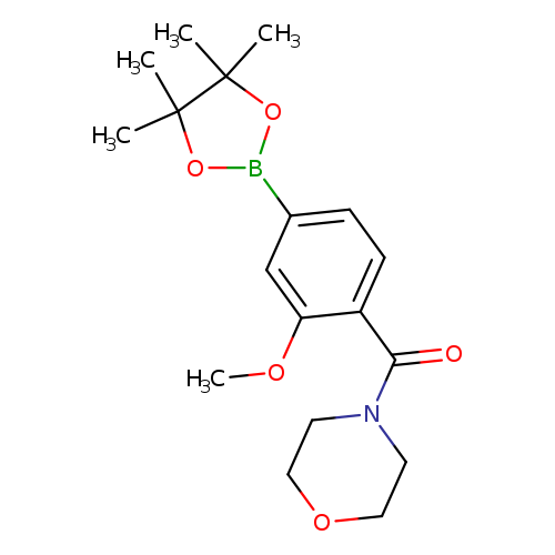 4-{[2-Methoxy-4-(tetramethyl-1,3,2-dioxaborolan-2-yl)phenyl]carbonyl}morpholine