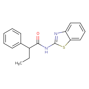 N-(1,3-benzothiazol-2-yl)-2-phenylbutanamide
