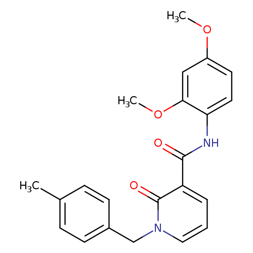 N-(2,4-dimethoxyphenyl)-1-[(4-methylphenyl)methyl]-2-oxo-1,2-dihydropyridine-3-carboxamide