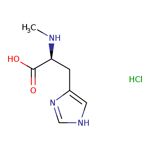 L-Histidine, N-methyl-, hydrochloride (1:1)