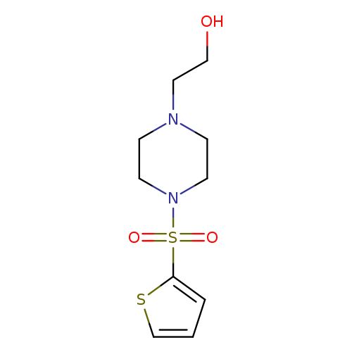 2-[4-(thiophene-2-sulfonyl)piperazin-1-yl]ethan-1-ol
