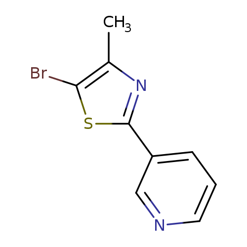 3-(5-bromo-4-methyl-1,3-thiazol-2-yl)pyridine