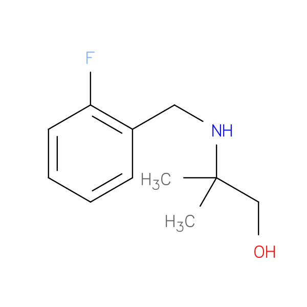 2-{[(2-fluorophenyl)methyl]amino}-2-methylpropan-1-ol