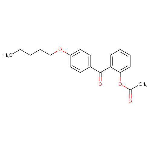 2-Acetoxy-4'-pentyloxybenzophenone