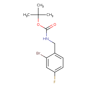 2-Bromo-4-fluoro-N-Boc-benzylamine