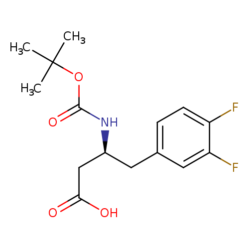 Benzenebutanoic acid,b-[[(1,1-dimethylethoxy)carbonyl]amino]-3,4-difluoro-, (bS)-