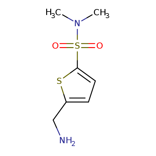 5-(aminomethyl)-N,N-dimethylthiophene-2-sulfonamide
