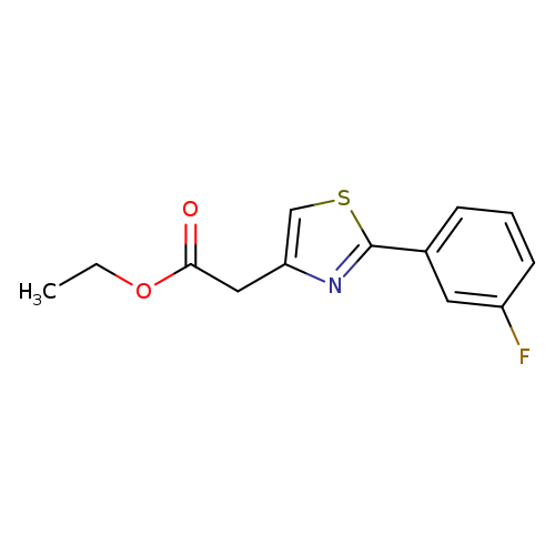 Ethyl 2-[2-(3-fluorophenyl)-1,3-thiazol-4-yl]acetate