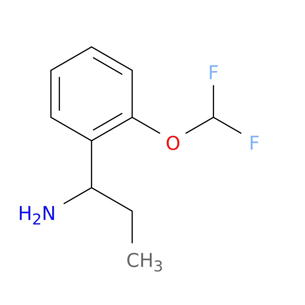 1-[2-(difluoromethoxy)phenyl]propan-1-amine