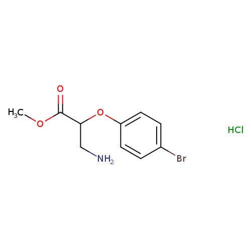 methyl 3-amino-2-(4-bromophenoxy)propanoate hydrochloride