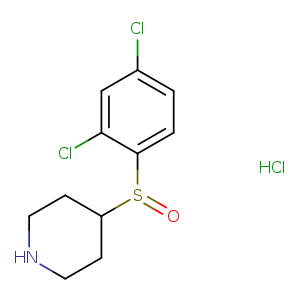 4-((2,4-Dichlorophenyl)sulfinyl)piperidine hydrochloride