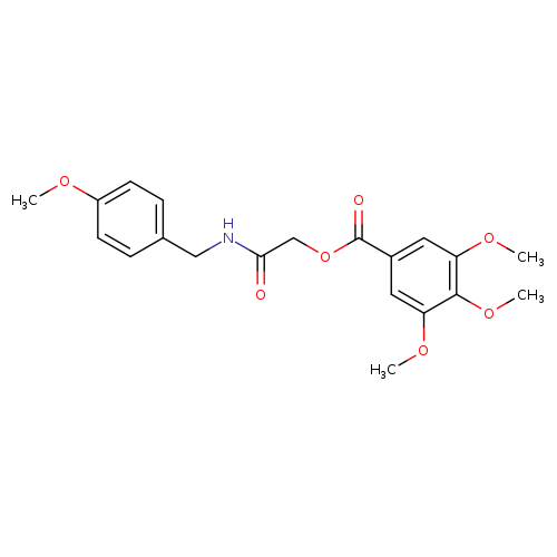{[(4-methoxyphenyl)methyl]carbamoyl}methyl 3,4,5-trimethoxybenzoate