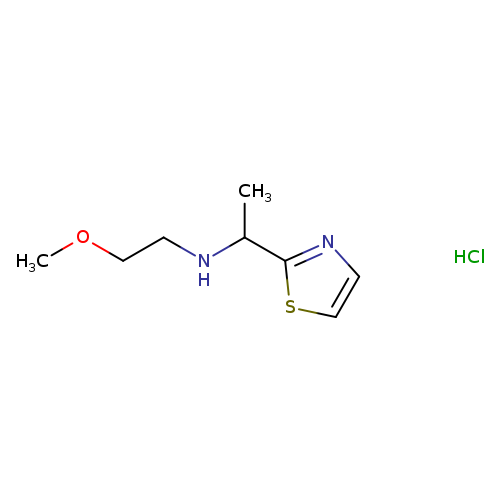 (2-methoxyethyl)[1-(1,3-thiazol-2-yl)ethyl]amine hydrochloride