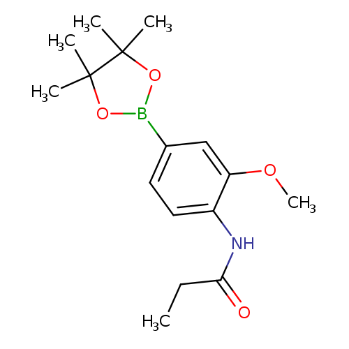 N-(2-Methoxy-4-(4,4,5,5-tetramethyl-1,3,2-dioxaborolan-2-yl)phenyl)propionamide