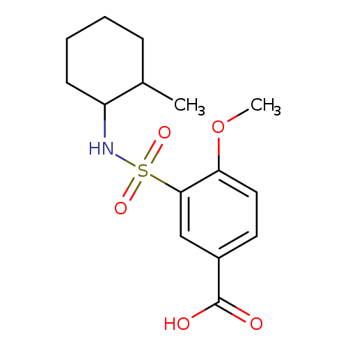 4-methoxy-3-[(2-methylcyclohexyl)sulfamoyl]benzoic acid