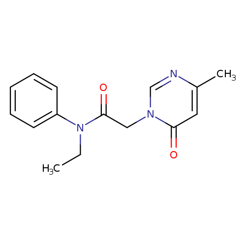 N-ethyl-2-(4-methyl-6-oxo-1,6-dihydropyrimidin-1-yl)-N-phenylacetamide