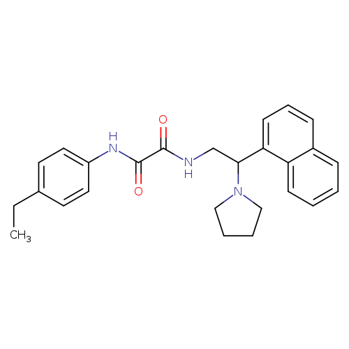N'-(4-ethylphenyl)-N-[2-(naphthalen-1-yl)-2-(pyrrolidin-1-yl)ethyl]ethanediamide