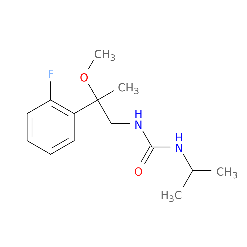 1-[2-(2-fluorophenyl)-2-methoxypropyl]-3-(propan-2-yl)urea
