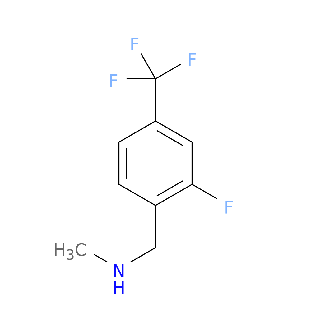 {[2-fluoro-4-(trifluoromethyl)phenyl]methyl}(methyl)amine