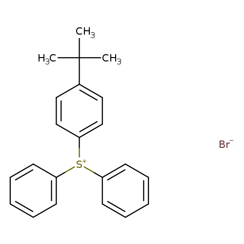 Sulfonium, [4-(1,1-dimethylethyl)phenyl]diphenyl-, bromide