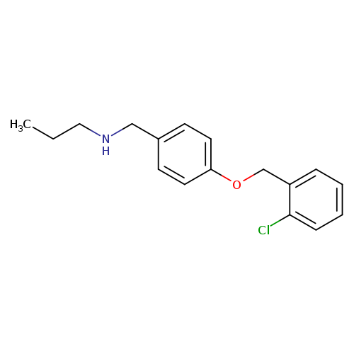 N-{4-[(2-chlorobenzyl)oxy]benzyl}-N-propylamine