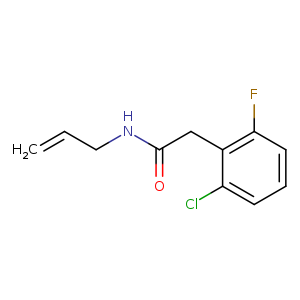 2-(2-chloro-6-fluorophenyl)-N-(prop-2-en-1-yl)acetamide