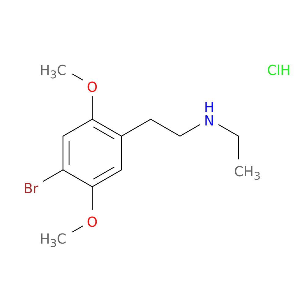 4-bromo-N-ethyl-2,5-dimethoxy-benzeneethanamine, monohydrochloride