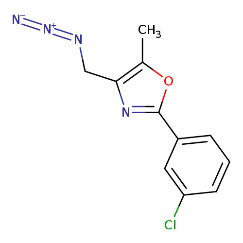 4-(azidomethyl)-2-(3-chlorophenyl)-5-methyl-1,3-oxazole