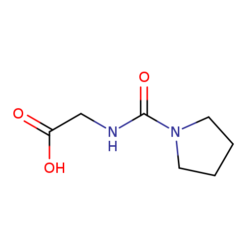 2-[(pyrrolidine-1-carbonyl)amino]acetic acid