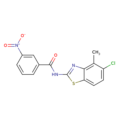 N-(5-chloro-4-methyl-1,3-benzothiazol-2-yl)-3-nitrobenzamide