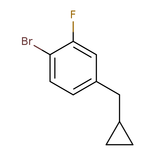 1-Bromo-4-(cyclopropylmethyl)-2-fluorobenzene