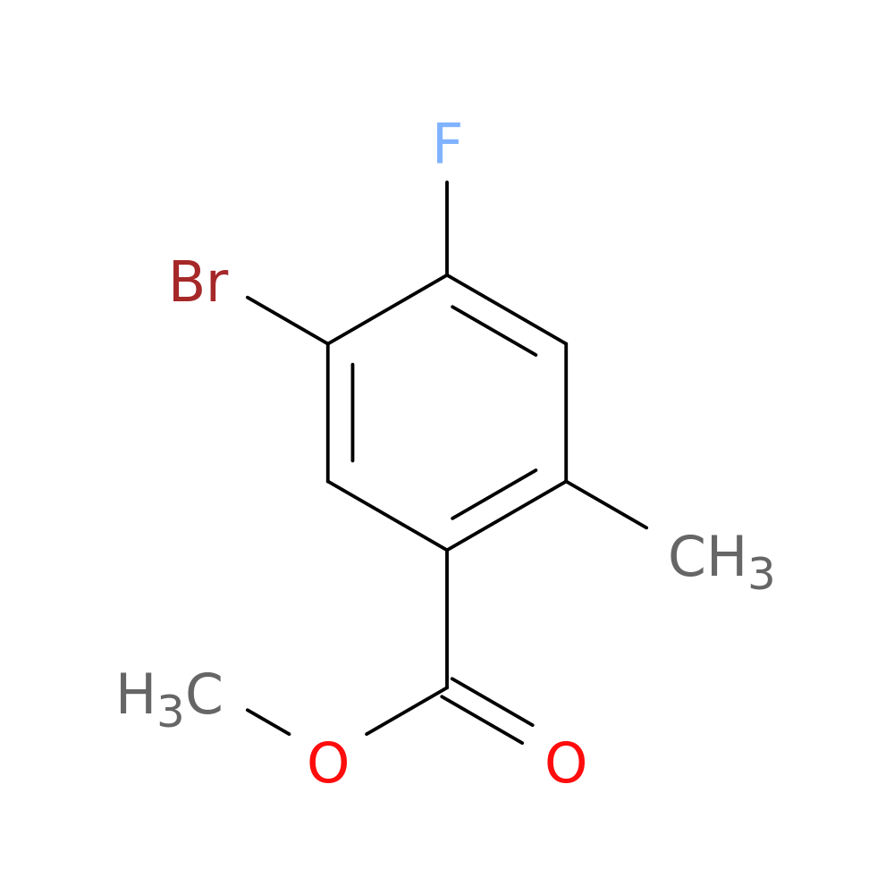 Methyl 5-bromo-4-fluoro-2-methylbenzoate