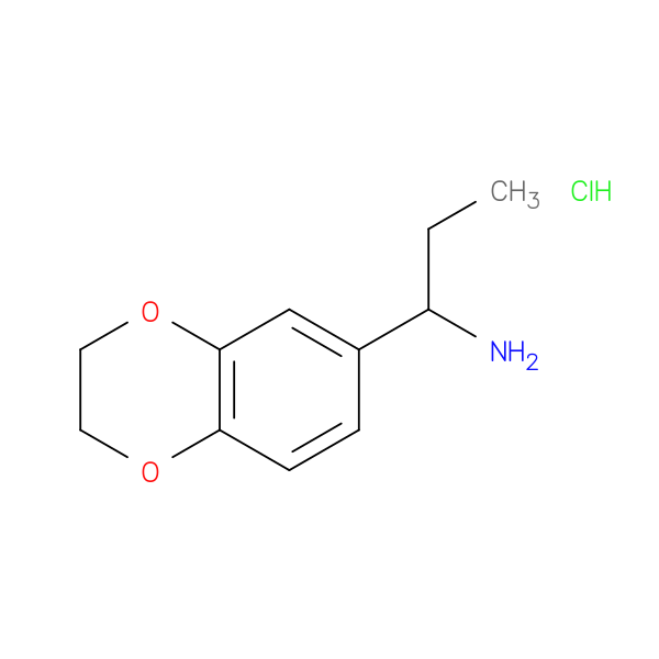 1-(2,3-dihydro-1,4-benzodioxin-6-yl)propan-1-amine hydrochloride