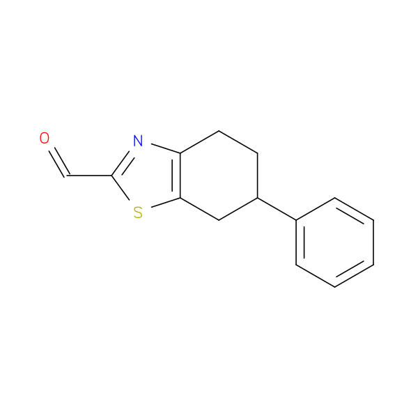 6-phenyl-4,5,6,7-tetrahydro-1,3-benzothiazole-2-carbaldehyde