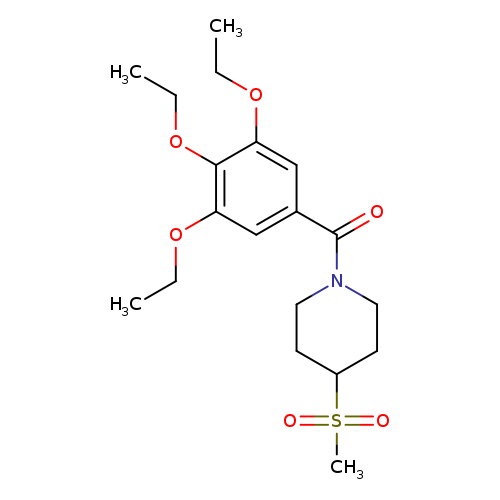 4-methanesulfonyl-1-(3,4,5-triethoxybenzoyl)piperidine