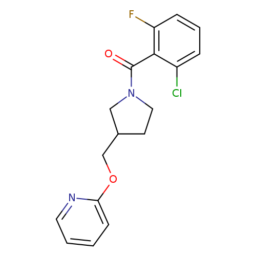 2-{[1-(2-chloro-6-fluorobenzoyl)pyrrolidin-3-yl]methoxy}pyridine