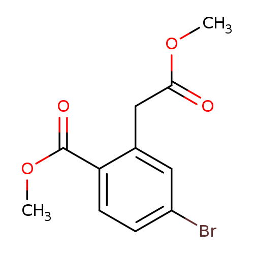 Methyl 4-bromo-2-(2-methoxy-2-oxoethyl)benzoate