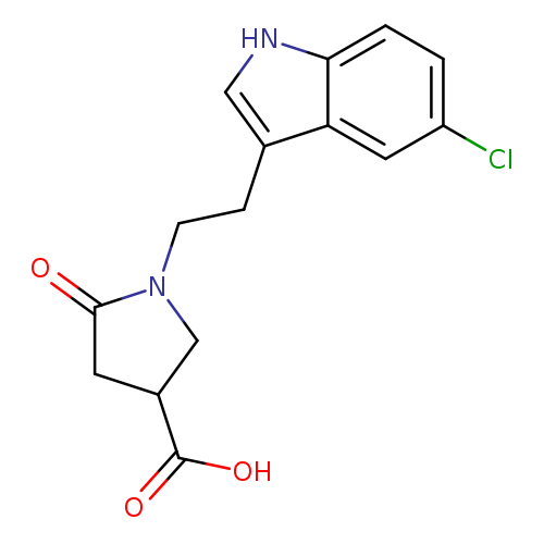 1-[2-(5-Chloro-1h-indol-3-yl)ethyl]-5-oxopyrrolidine-3-carboxylic acid