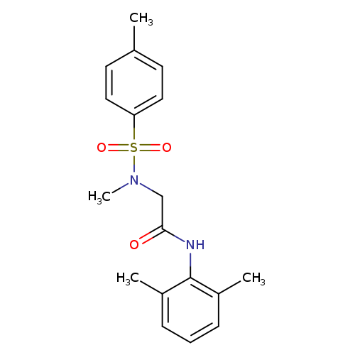 N-(2,6-dimethylphenyl)-2-(N-methyl4-methylbenzenesulfonamido)acetamide