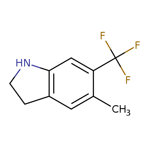 1H-Indole, 2,3-dihydro-5-methyl-6-(trifluoromethyl)-