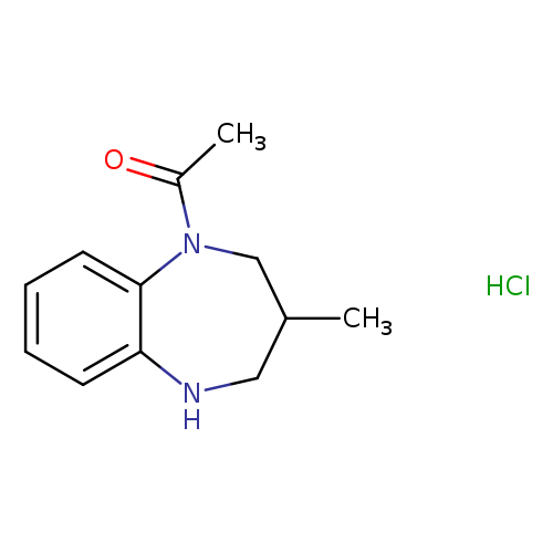 1-(3-methyl-2,3,4,5-tetrahydro-1H-1,5-benzodiazepin-1-yl)ethan-1-onehydrochloride