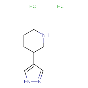 3-(1H-pyrazol-4-yl)piperidine dihydrochloride