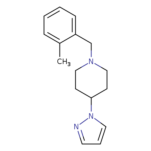 1-[(2-methylphenyl)methyl]-4-(1H-pyrazol-1-yl)piperidine