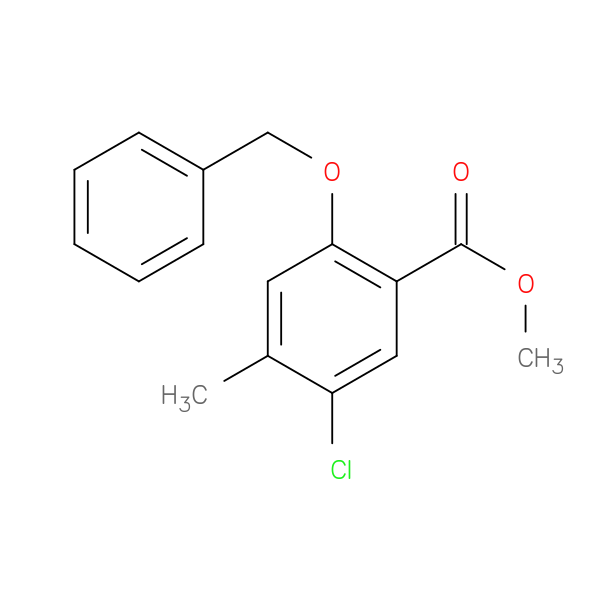 methyl 2-(benzyloxy)-5-chloro-4-methylbenzoate
