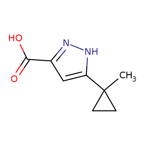 3-(1-methylcyclopropyl)-1H-pyrazole-5-carboxylicacid