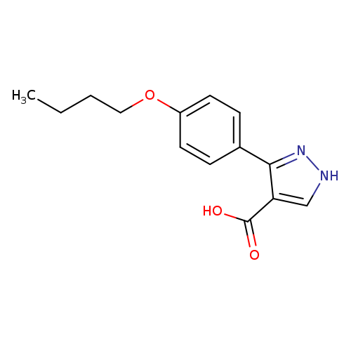 3-(4-Butoxyphenyl)-1h-pyrazole-4-carboxylic acid