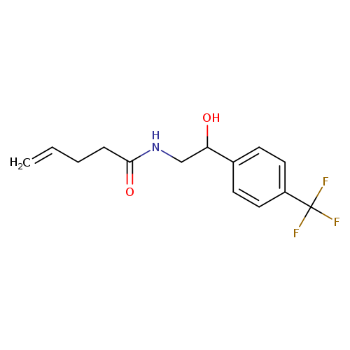 N-{2-hydroxy-2-[4-(trifluoromethyl)phenyl]ethyl}pent-4-enamide